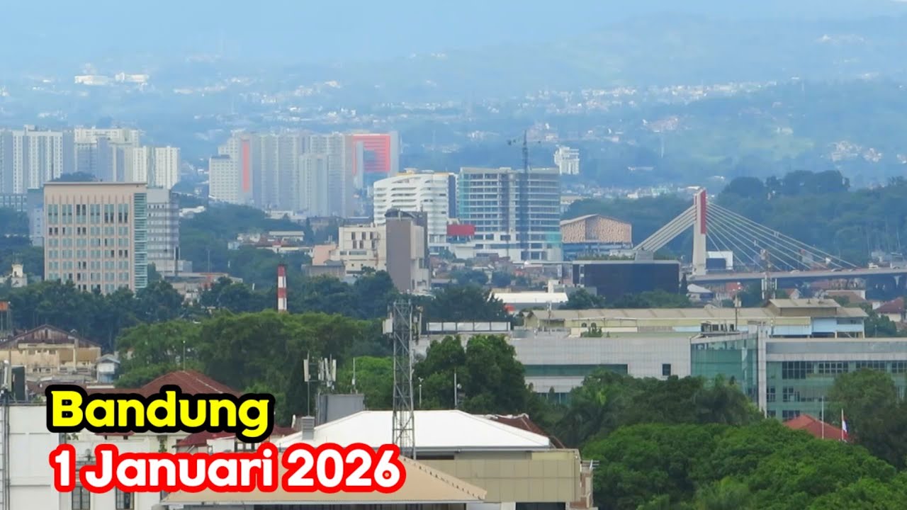 Tahun Baru 2026, inilah Pemandangan Kota Bandung yang dipenuhi Gedung Tinggi atau High Rise Building