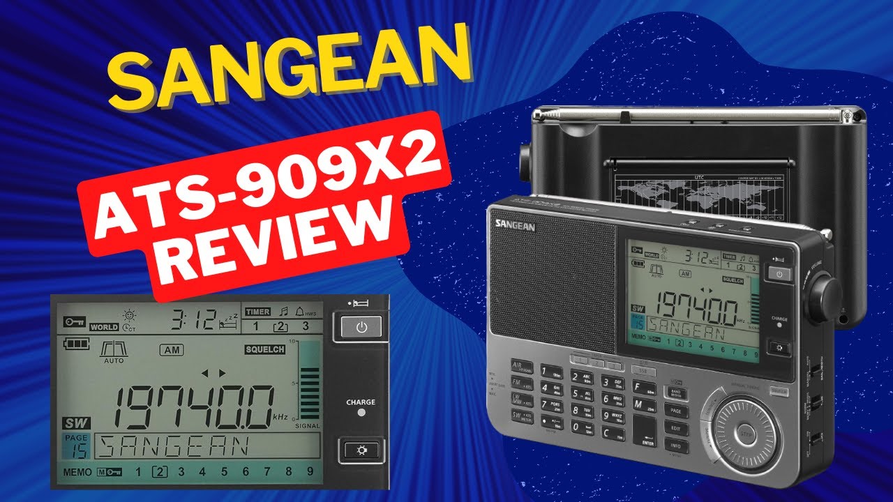Sangean ATS-909X2 Shortwave Radio For Newbies Mobile Radio For All Your Communication