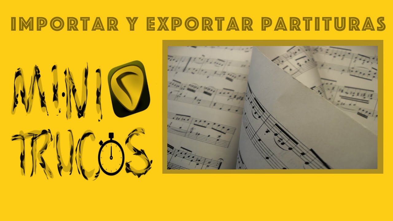 C&oacute;mo guardar e importar partituras en REAPER