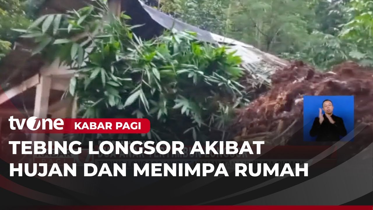 Hujan Deras Berujung Longsor, Dua Anak di Bogor Tertimbun | Kabar Pagi