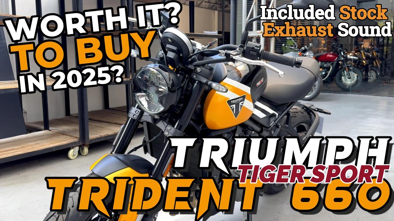 2025 Triumph Trident 660 Test Ride: Pure Thrills & Stock Exhaust Sound! 🔥