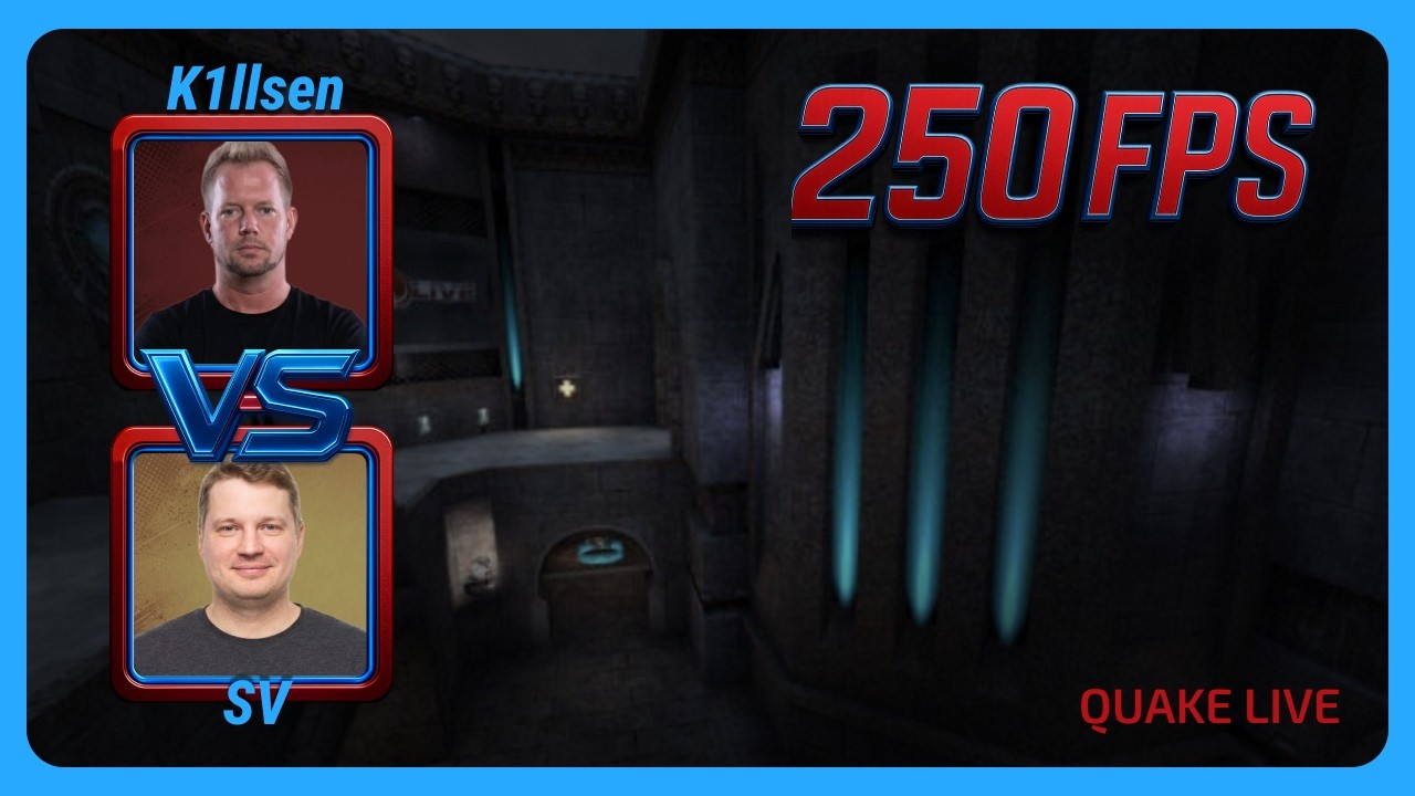 K1llsen против SV | 250 FPS, 4 сезон Quake | EN | Quake Live