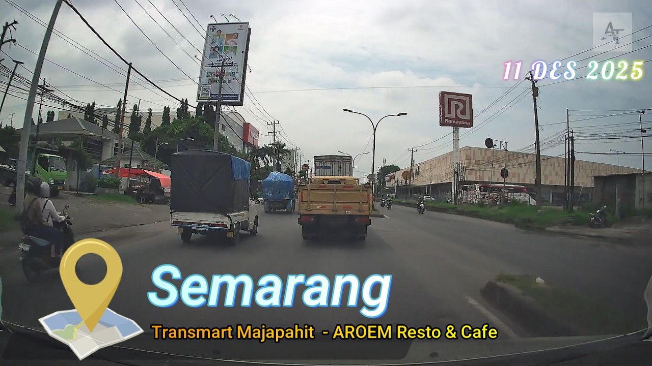SEMARANG // Route Transmart Majapahit to AROEM Resto & Cafe