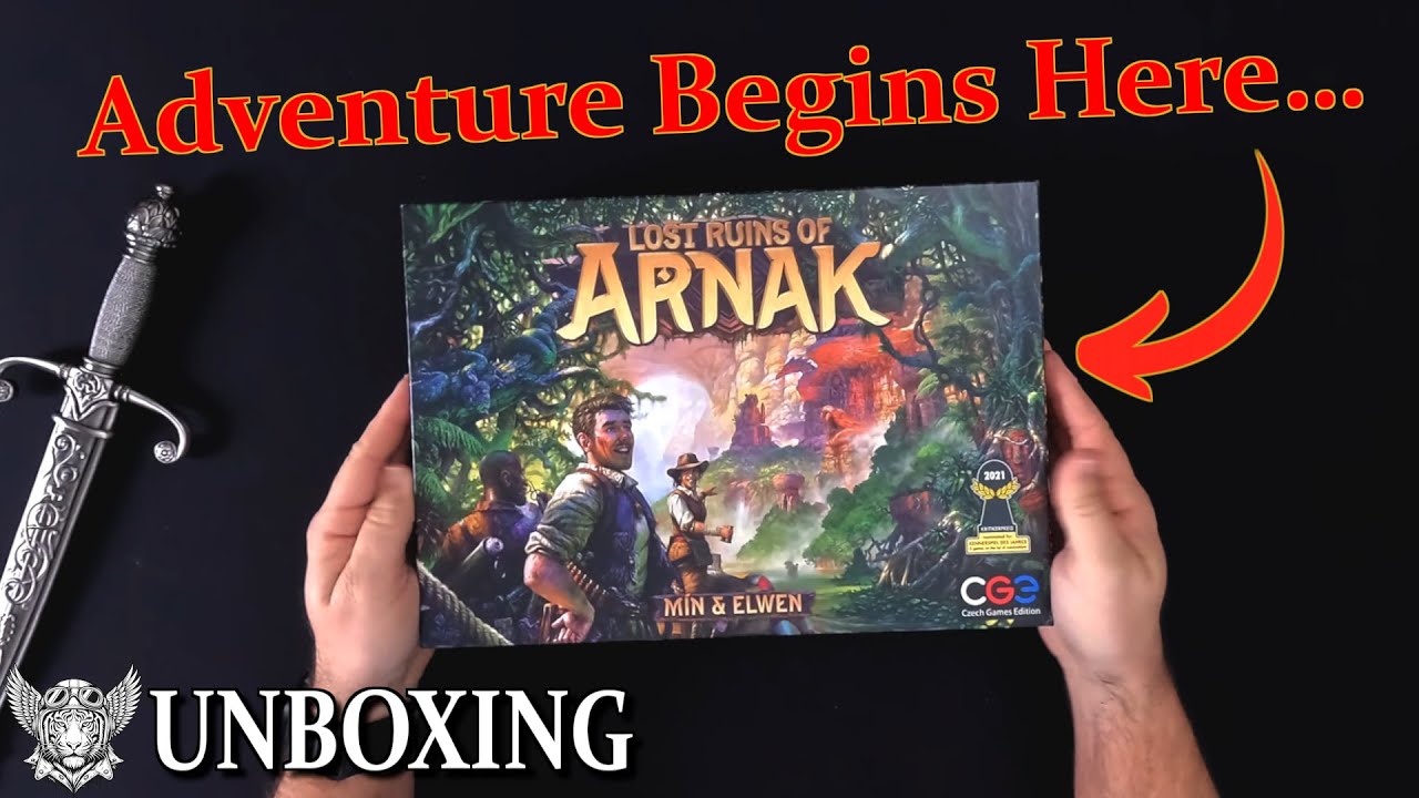 Lost Ruins of Arnak by Czech Games Edition - Unboxing - Components & First Impressions