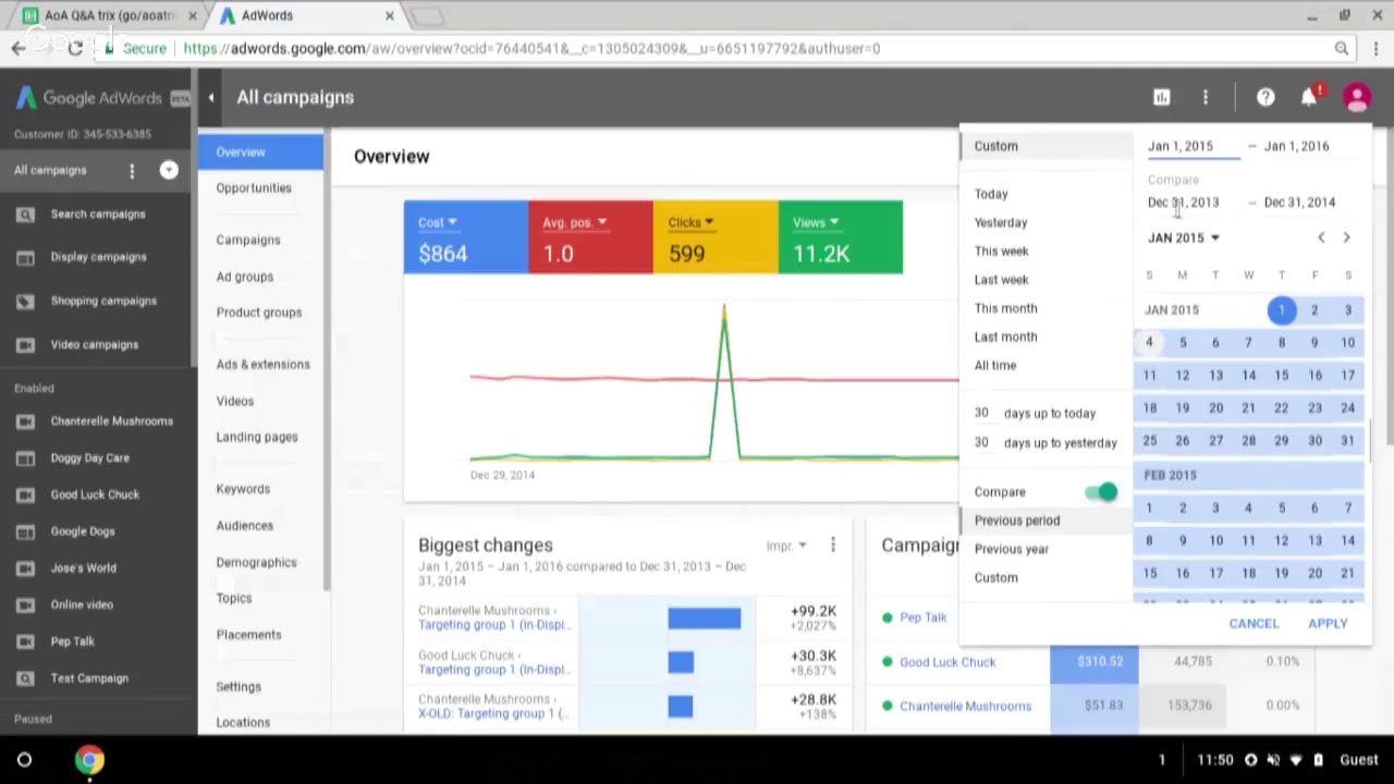 The new AdWords experience (Part 1)