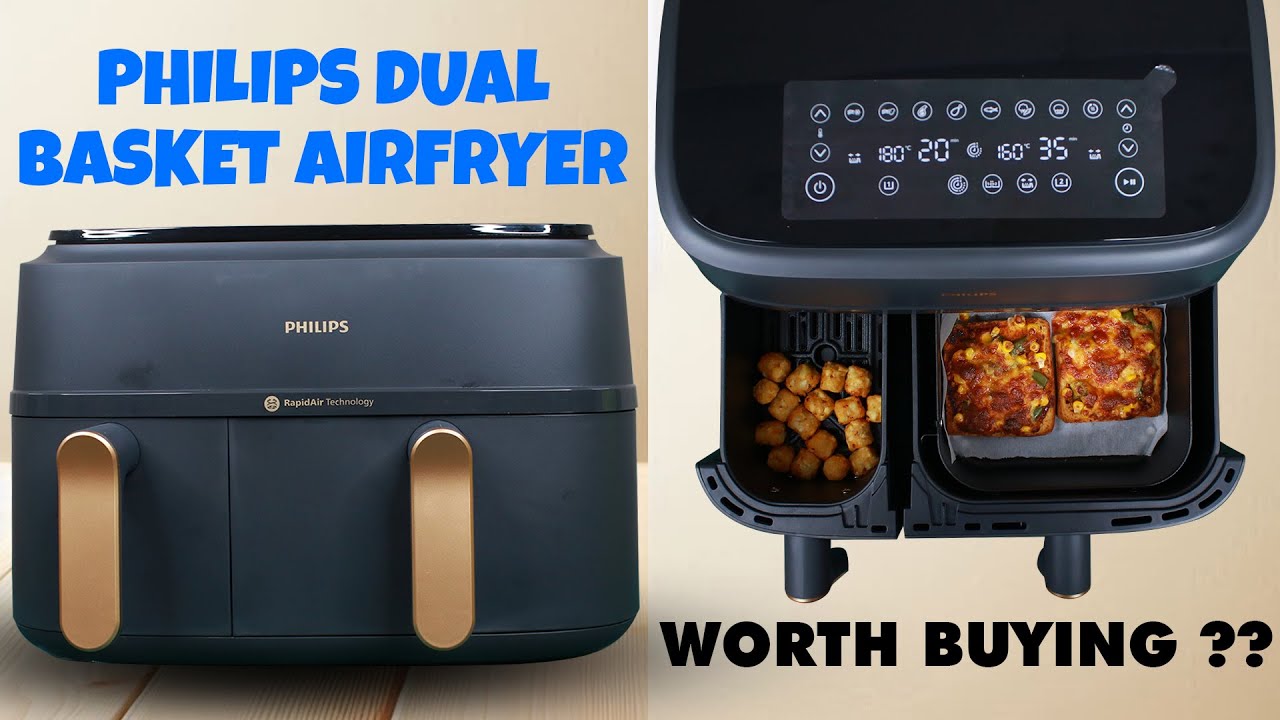 NEW Philips NA352 Dual Basket Air Fryer (9L) | Detailed Review & Demo | Airfryer for Big Family 🔥
