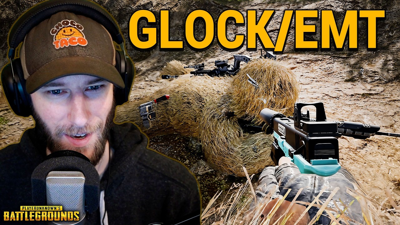 A Rare Glock/EMT Game ft. HollywoodBob | chocoTaco PUBG Erangel Duos Gameplay