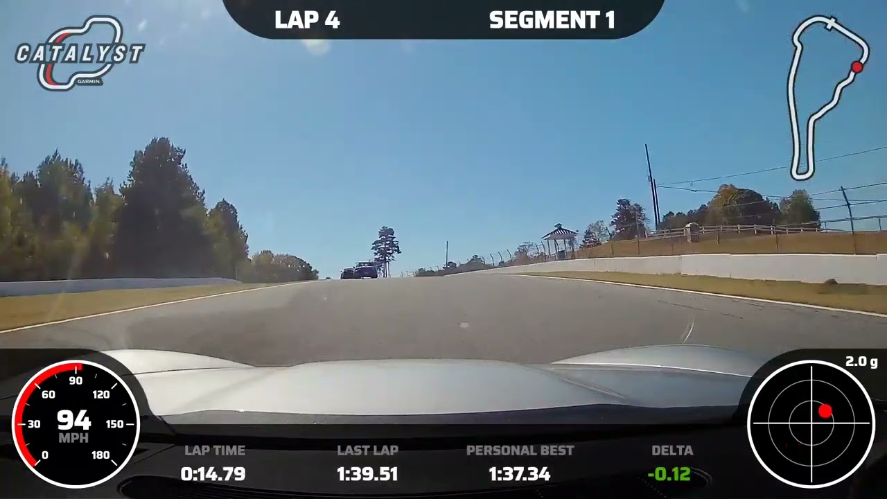 C6 Z06 at Road Atlanta Chin Track Days 10/23/2022 Full Session Blue Group. New P.R. Lap #12, 1:36.37