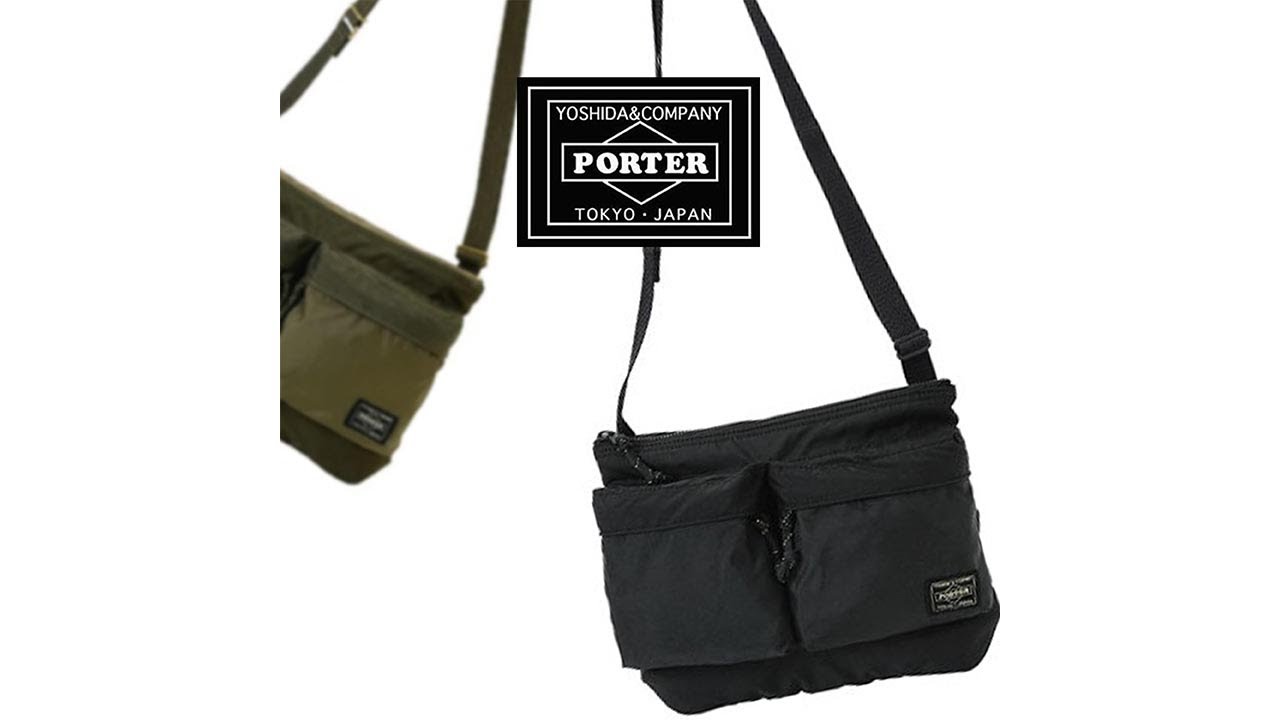 小黑痣【開箱】PORTER FORCE SHOULDER BAG 尼龍布 斜肩包