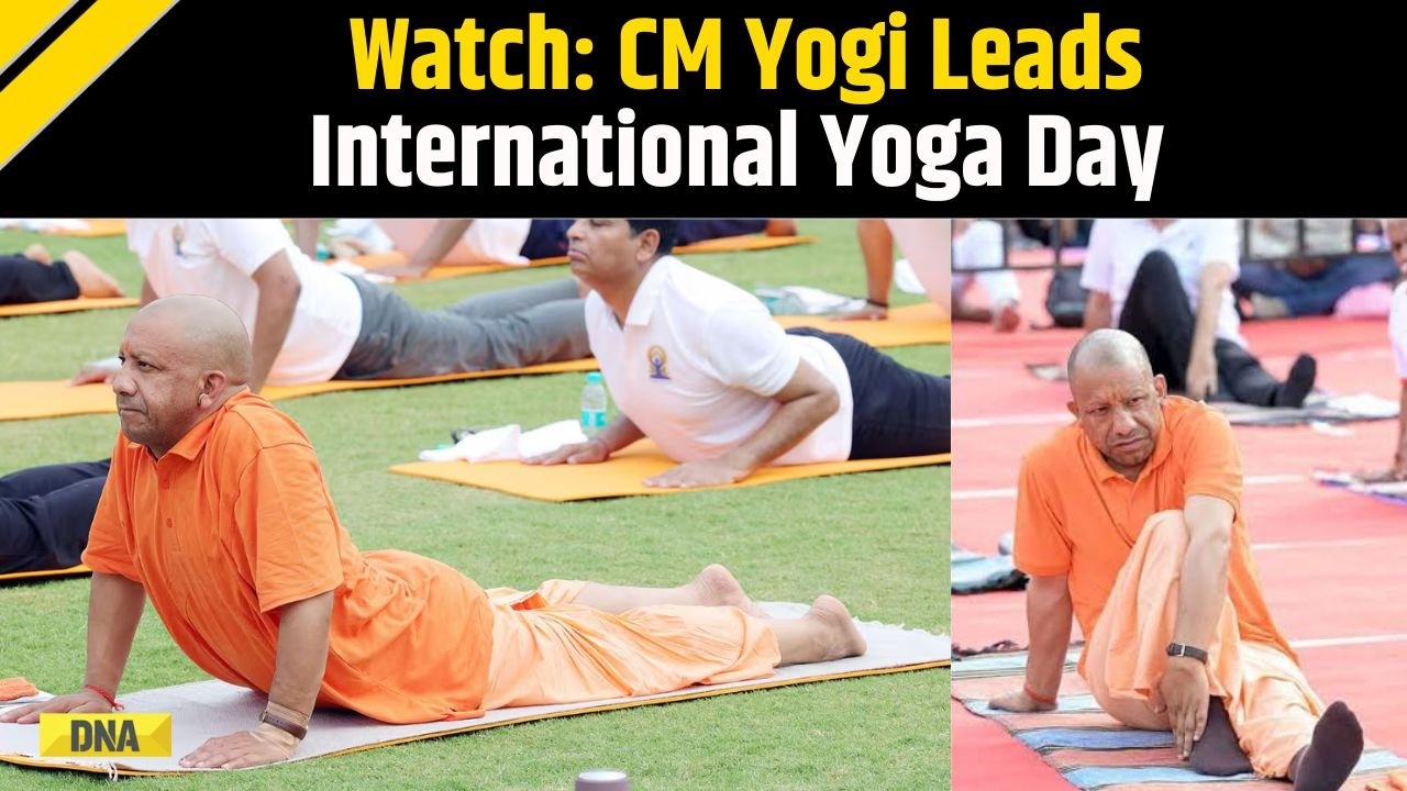 Yoga Day: UP CM Yogi Participates In 12th International Yoga Day Celebration