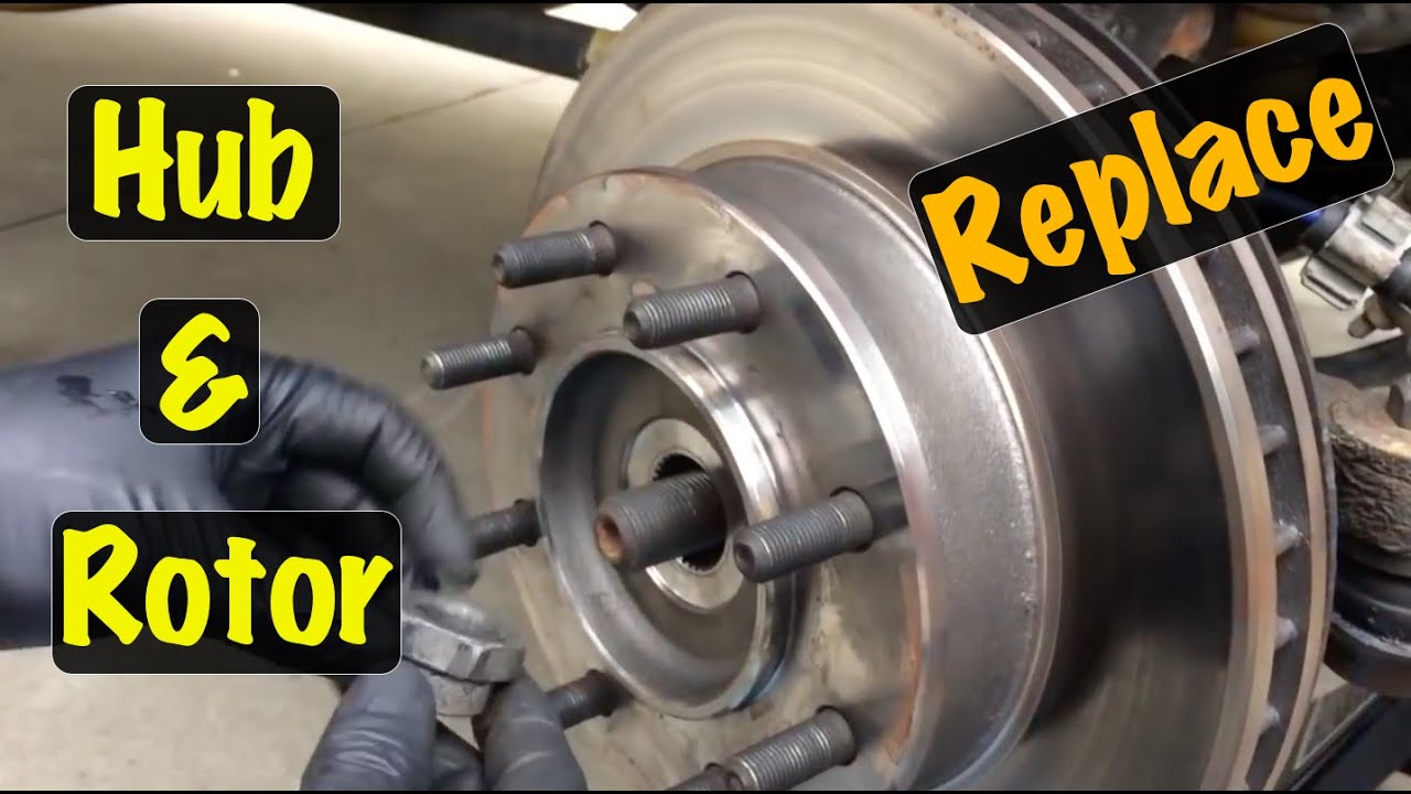1995 - 2000 OBS GM 4x4 K Truck Front Brake Rotor & Wheel Hub Bearing Assembly Repair (Chevy & GMC)