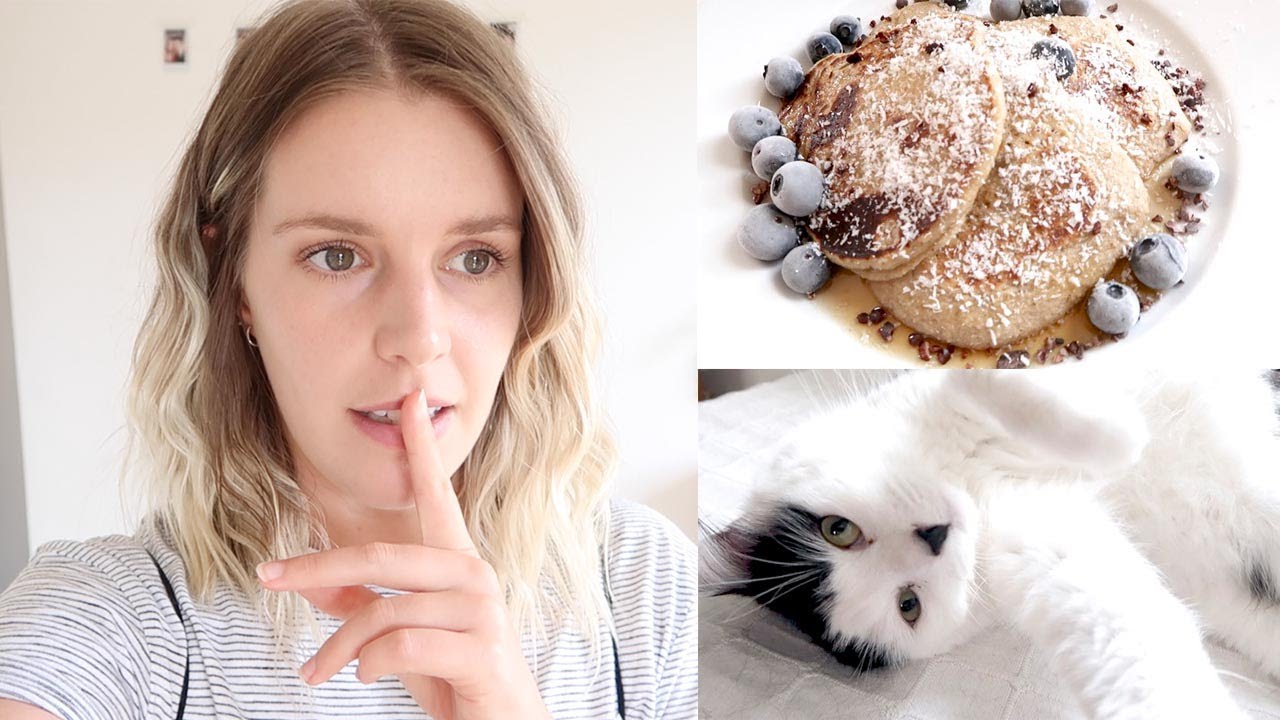 LOW FAT VEGAN PANCAKE RECIPE + TINY GARDEN SANCTUARY | Vlog #8
