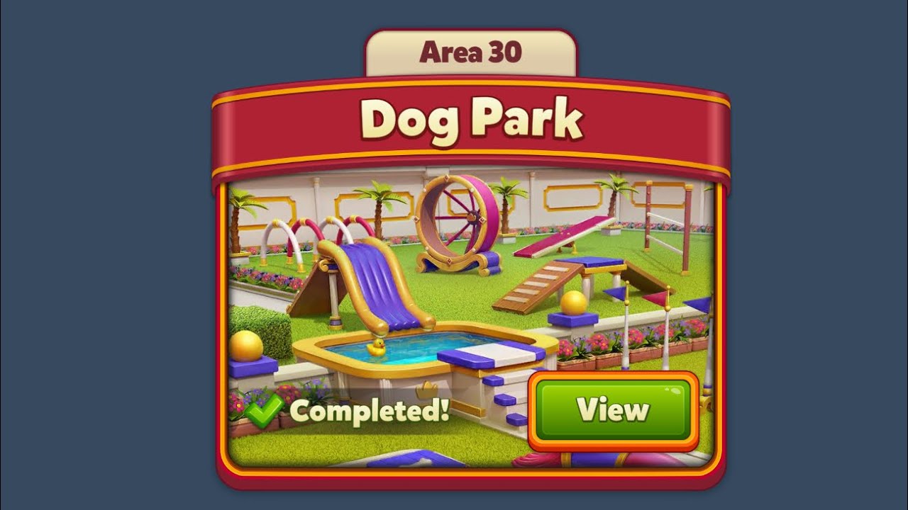 Royal Match Area 30 Dog Park - Team Frog Army