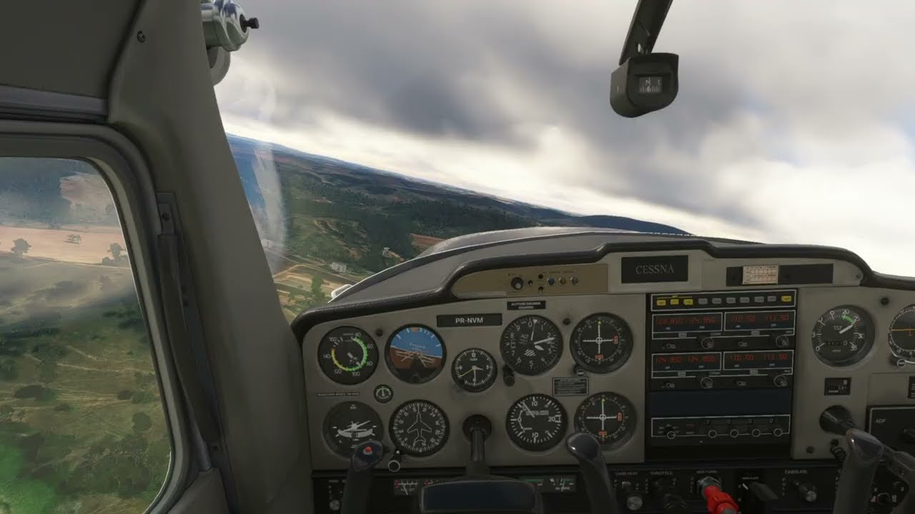 Fazendo toque e arremetida no aeroporto de Cl&aacute;udio MG no FlightSimulator2020 com o Cessna 152