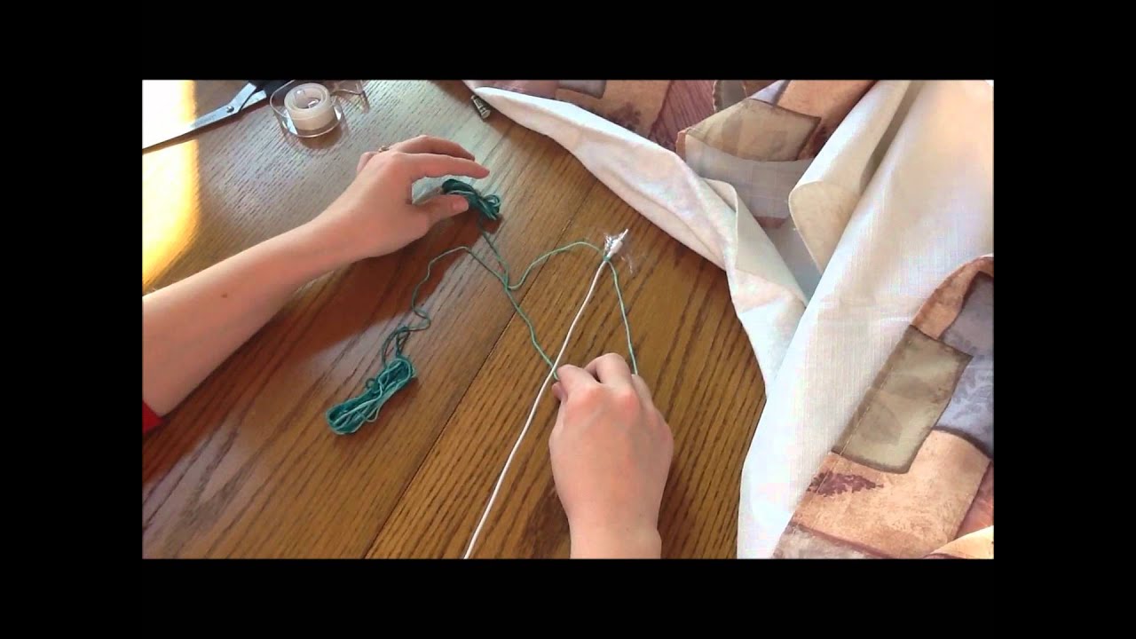 Chinese Staircase Stitch to Wrap Earbuds