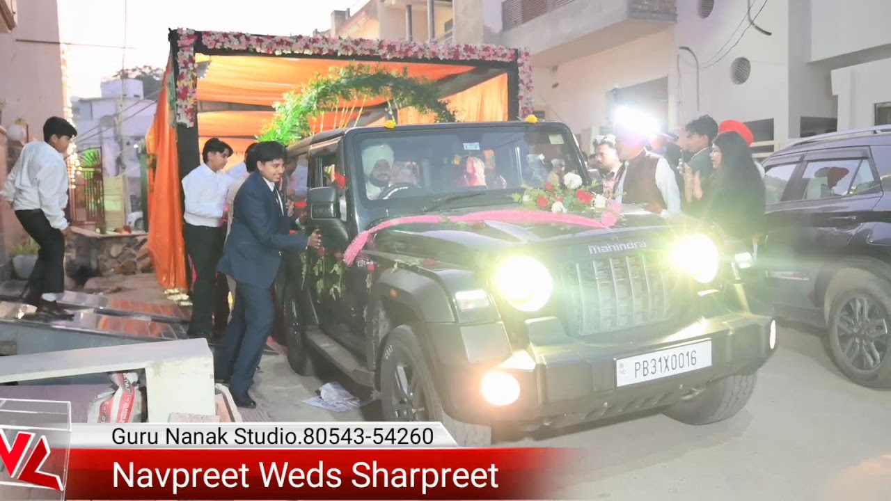 Wedding Live# Navpreet Weds Sharpreet/Guru Nanak Studio Lakkarwala.M.80543-54260