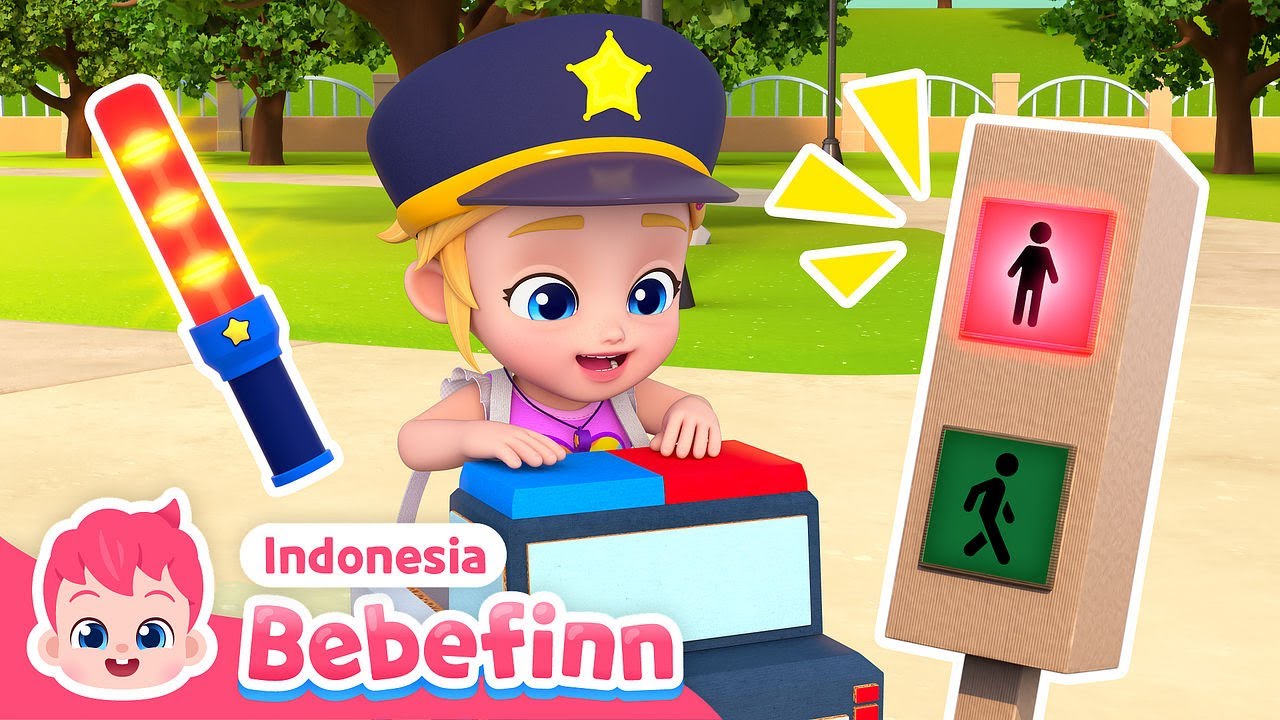 Mobil Polisi | EP84 | Police Car | Lagu Anak | Bebefinn Bahasa Indonesia