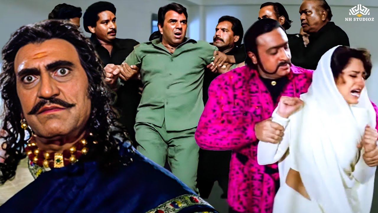 छोटे ठाकुर, मेरी बात सुनो, बड़ी बहू को छोड़ दो | धर्मेन्द्र और अमरीश का धमकेज़र सीन - Maidan-E-Jung