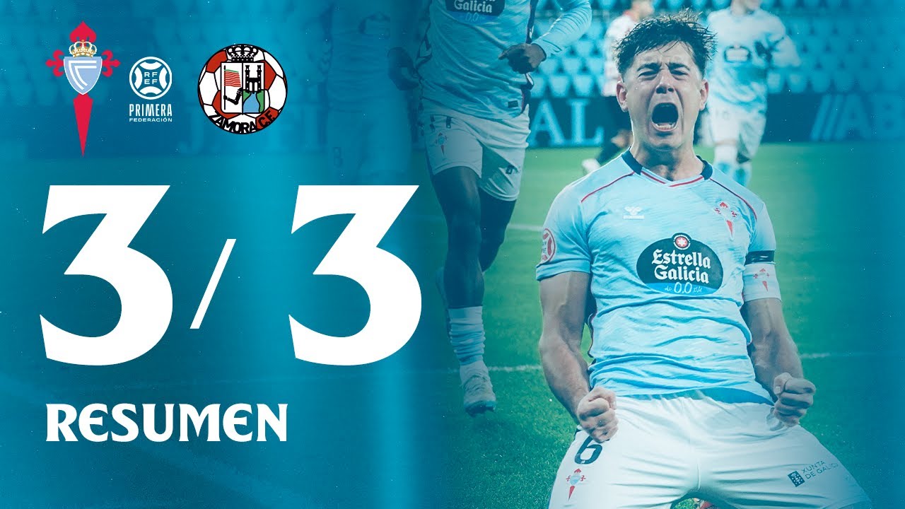 Celta Fortuna vs Zamora CF (3-3) | Resumen | PRIMERA FEDERACIÓN