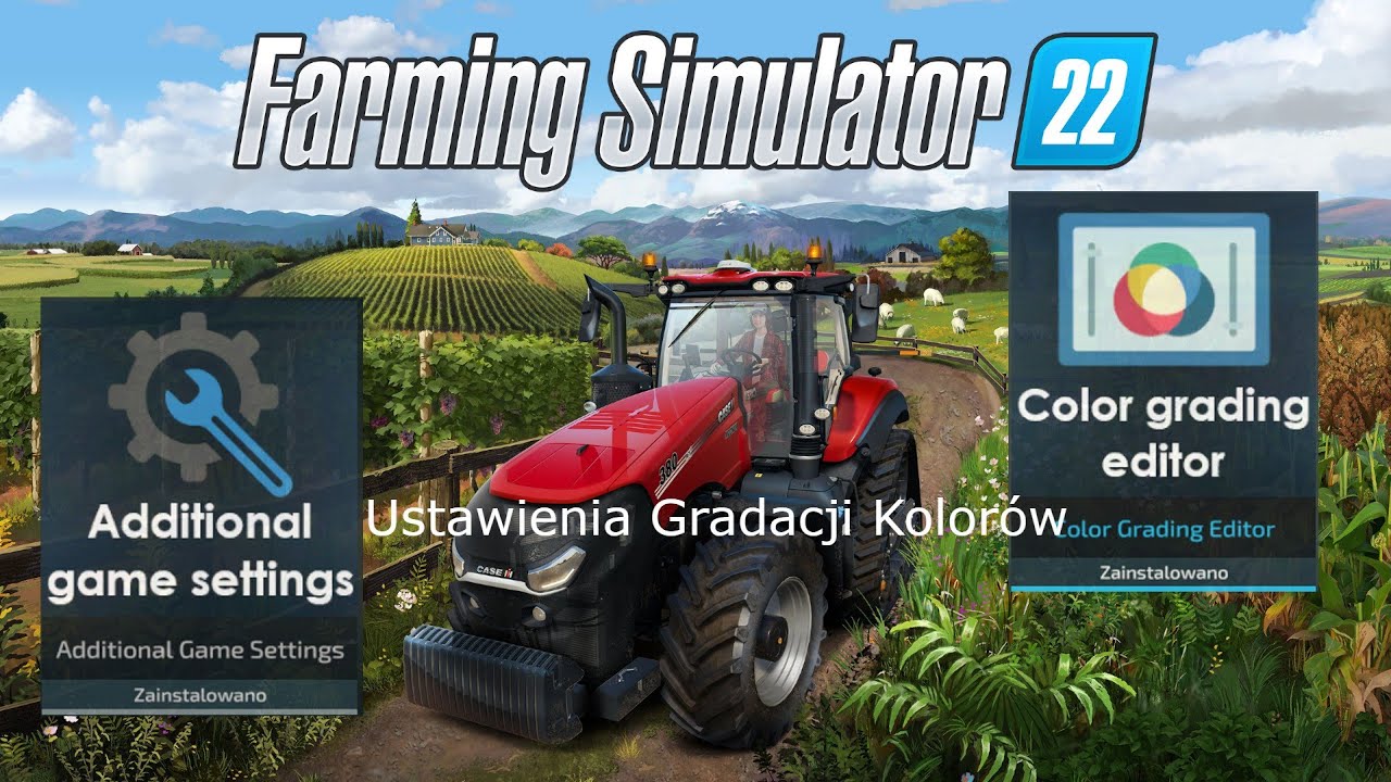 Farming Simulator 22 Moje ustawienia graficzne + ustawienia mod&oacute;w
