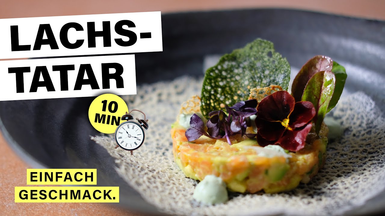 Schnelle Nummer: Lachstatar mit Avocado | einfachgeschmack