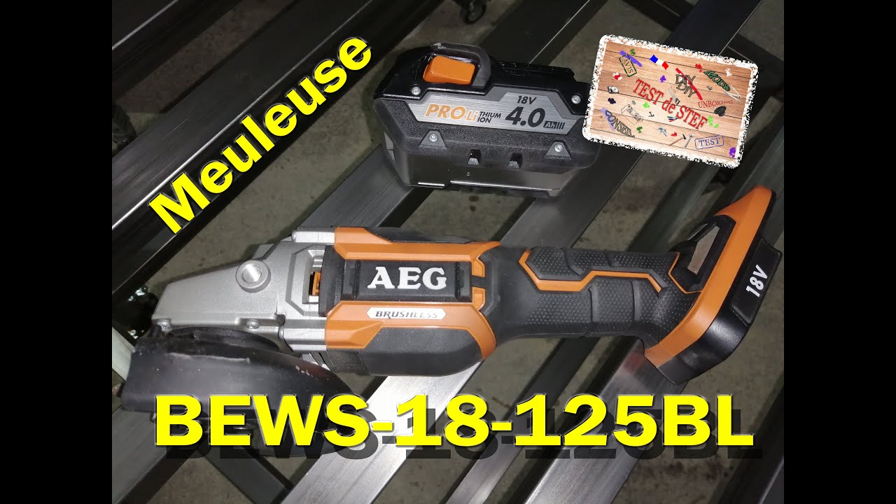 Meuleuse  AEG 18v Brushless