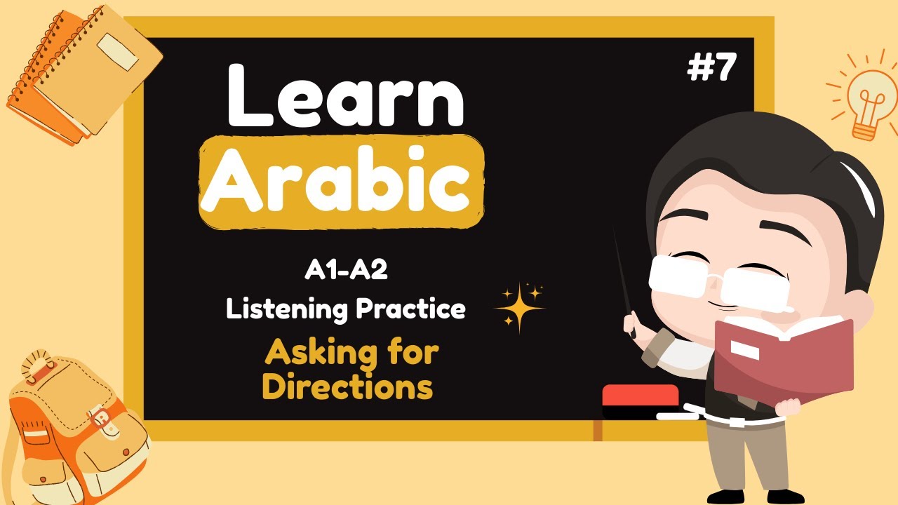Learn Arabic by Asking for Directions | Slow & Clear MSA Podcast (A1–A2)