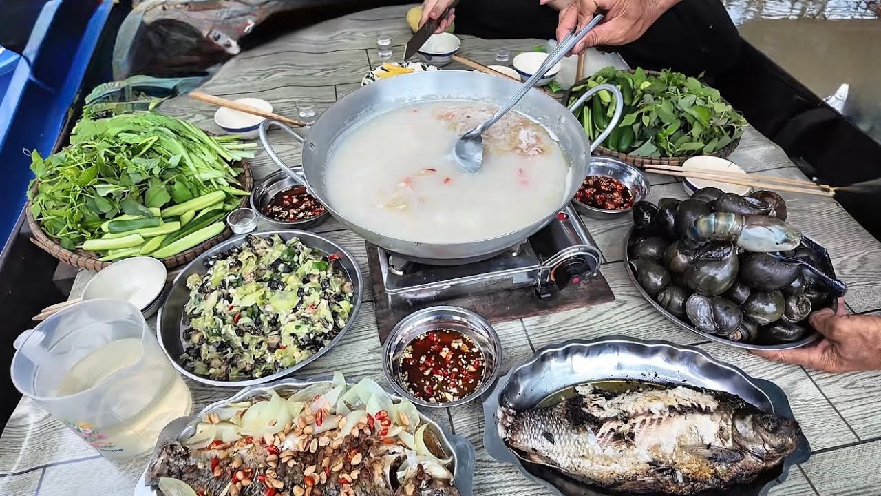 Đặc Sản M&egrave; H&ocirc;i L&agrave;m Hai M&oacute;n Ăn Với Ốc Bưu Nấu Canh Chua Đ&atilde;i Em G&aacute;i 