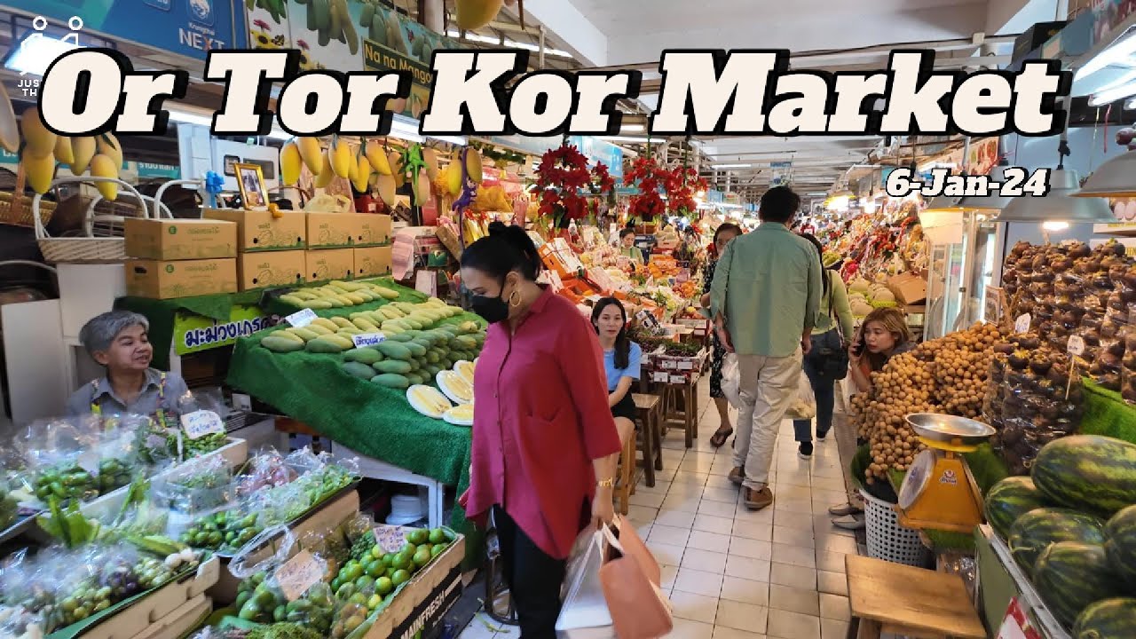 Walk around Or Tor Kor Market: Bangkok&rsquo;s Culinary Gem on 6-Jan-24