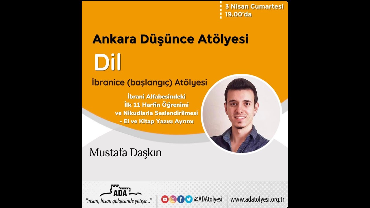 İbranice Başlangıç Atölyesi - Mustafa DAŞKIN