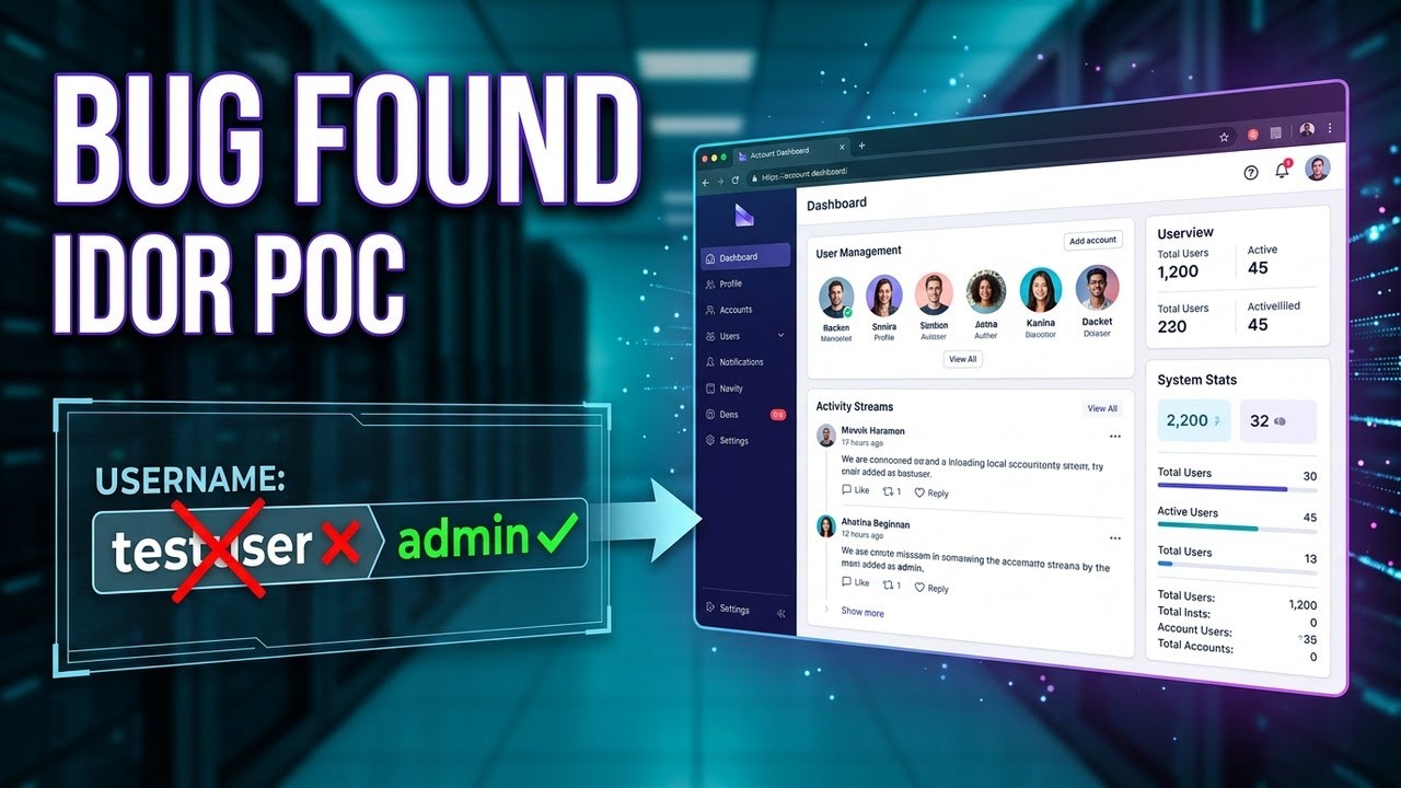 Bug Bounty Report: IDOR &ndash; Unauthorized Account Access via Username Manipulation | Real POC