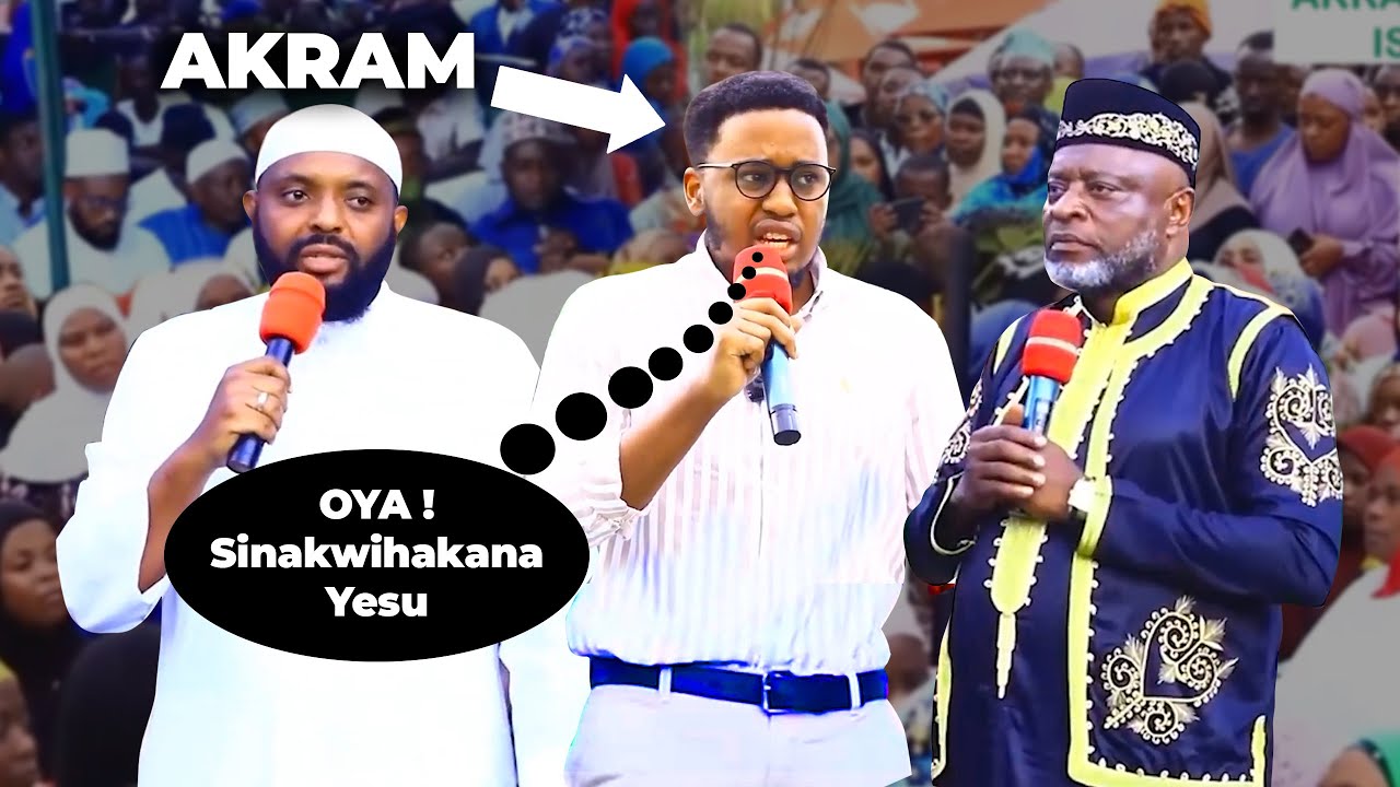 AKRAM IMBERE YA PAPA WE YANZE KWIHAKANA YESU💔 imbere yimbaga y'Abasilamu bari kumuseka AHAMIJE YESU😭