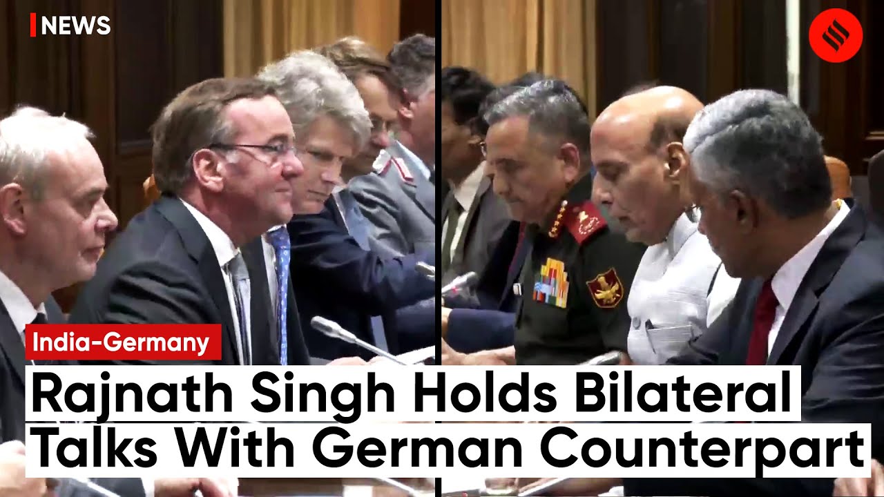 Rajnath Singh & German Counterpart Boris Pistorius Hold Bilateral Talks | India Germany Relation
