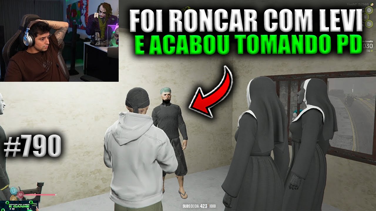 FOI RONCAR COM LEVI E TOMOU PD NA FRENTE DAS FREIRAS! EP 790