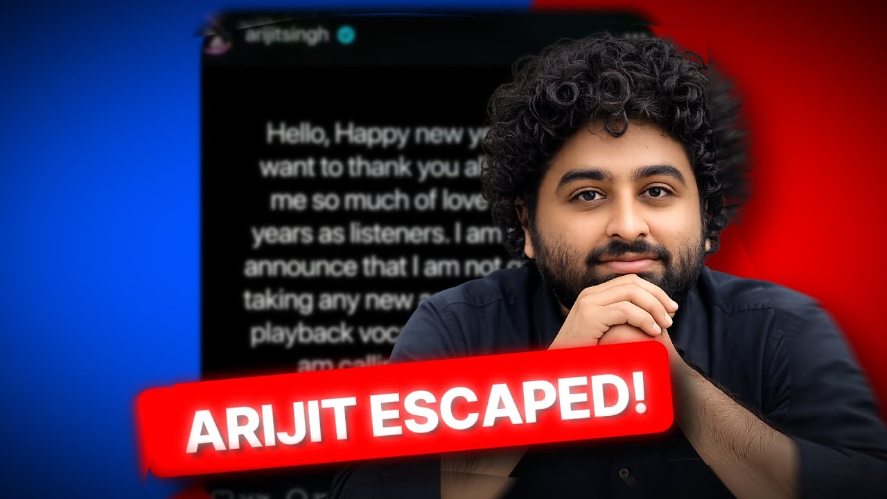 Arijit Singh Didn&rsquo;t Retire. He Escaped.