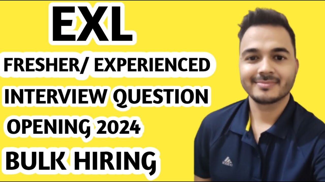 Jobs In EXL || EXL Is Hiring || How to get a job in EXL