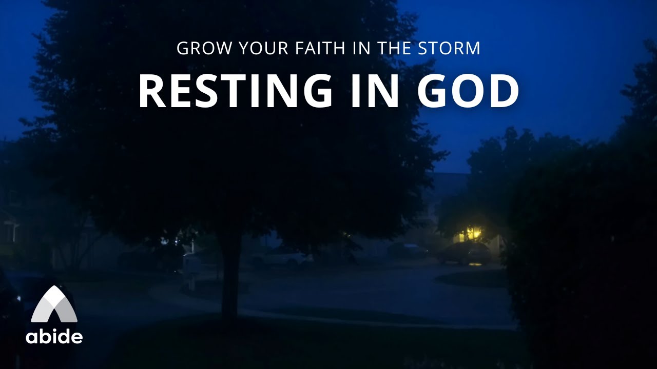 Grow Your Faith Resting In God In The Storm [Female Narrators]
