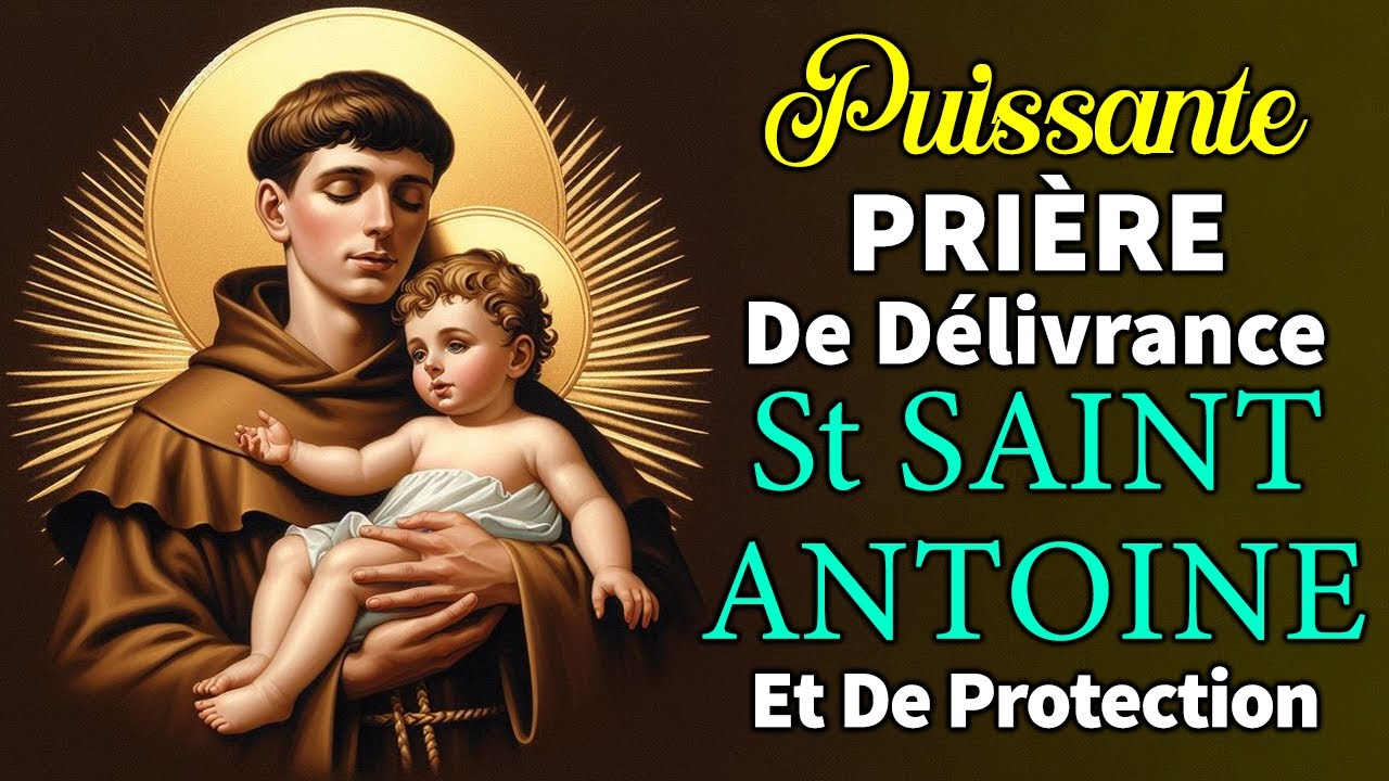 Litanies à St SAINT ANTOINE - Puissante Prière De Délivrance Et De Protection