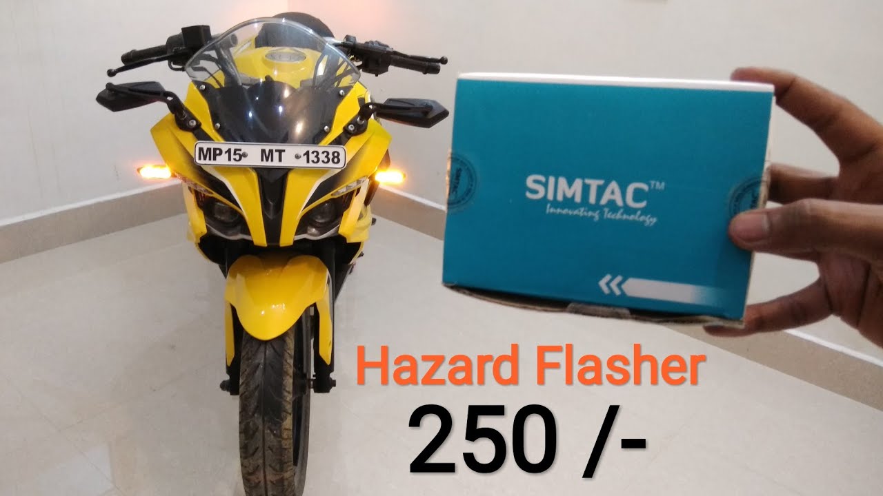 Hazard light installation in all bike | pulsar RS200