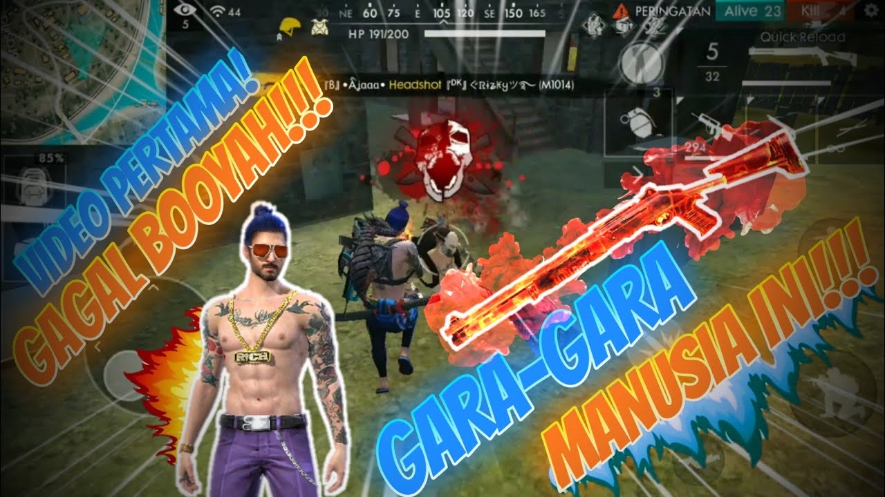 FREE FIRE SHOTGUN GAMPLAY - KETEMU TOP GLOBAL GOCEK-
