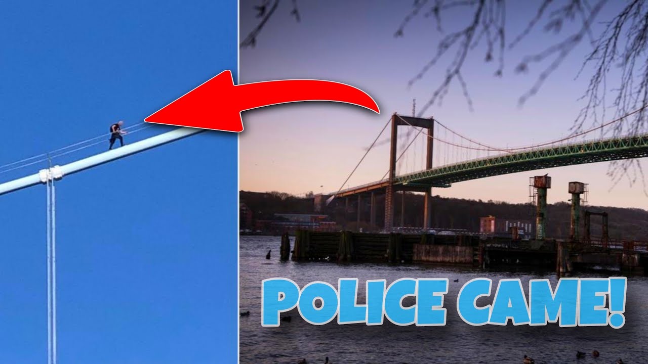 CLIMBING ALVSBORGSBRON GÖTEBORG! Made the news!