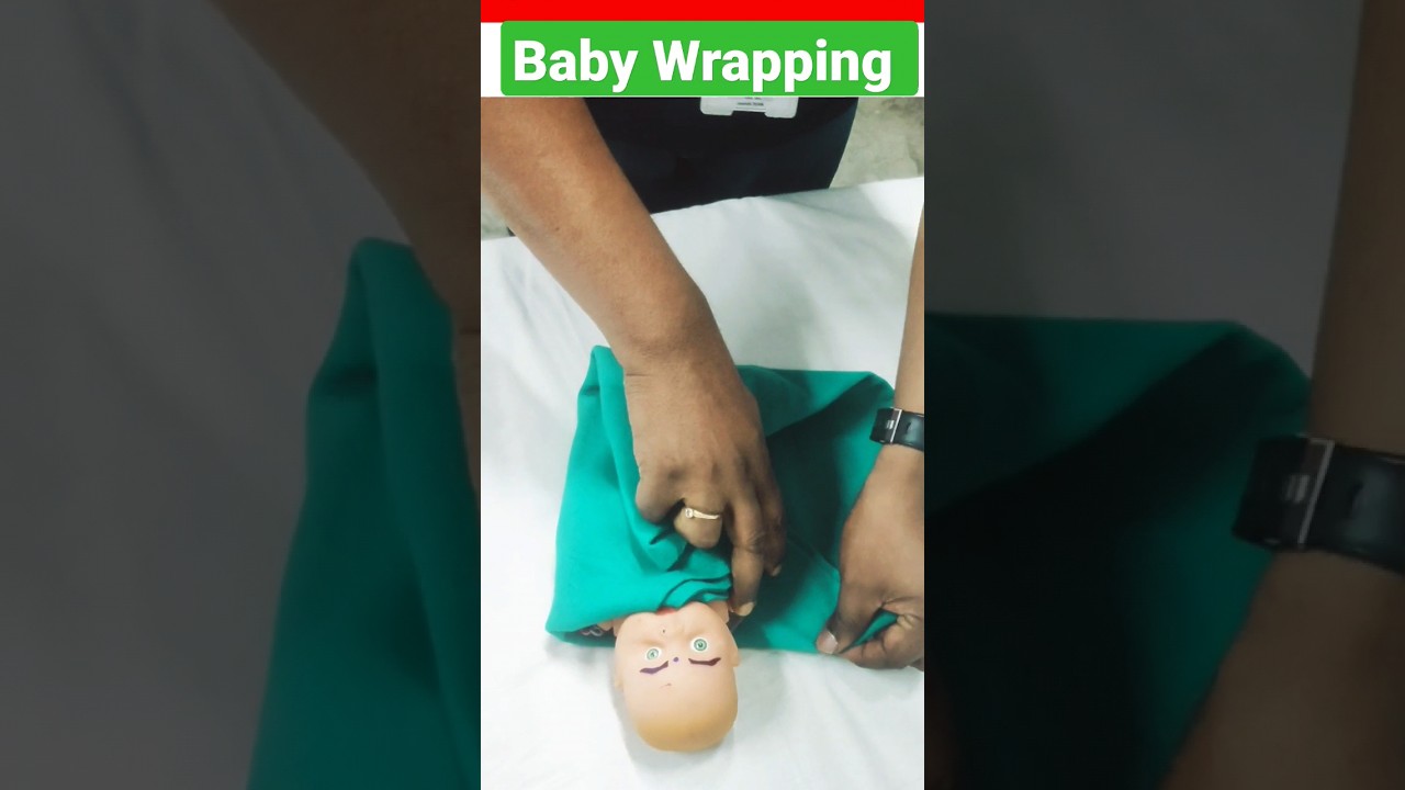 Baby Wrapping Procedure | Medical and Nursing | Health Sector with Surajit