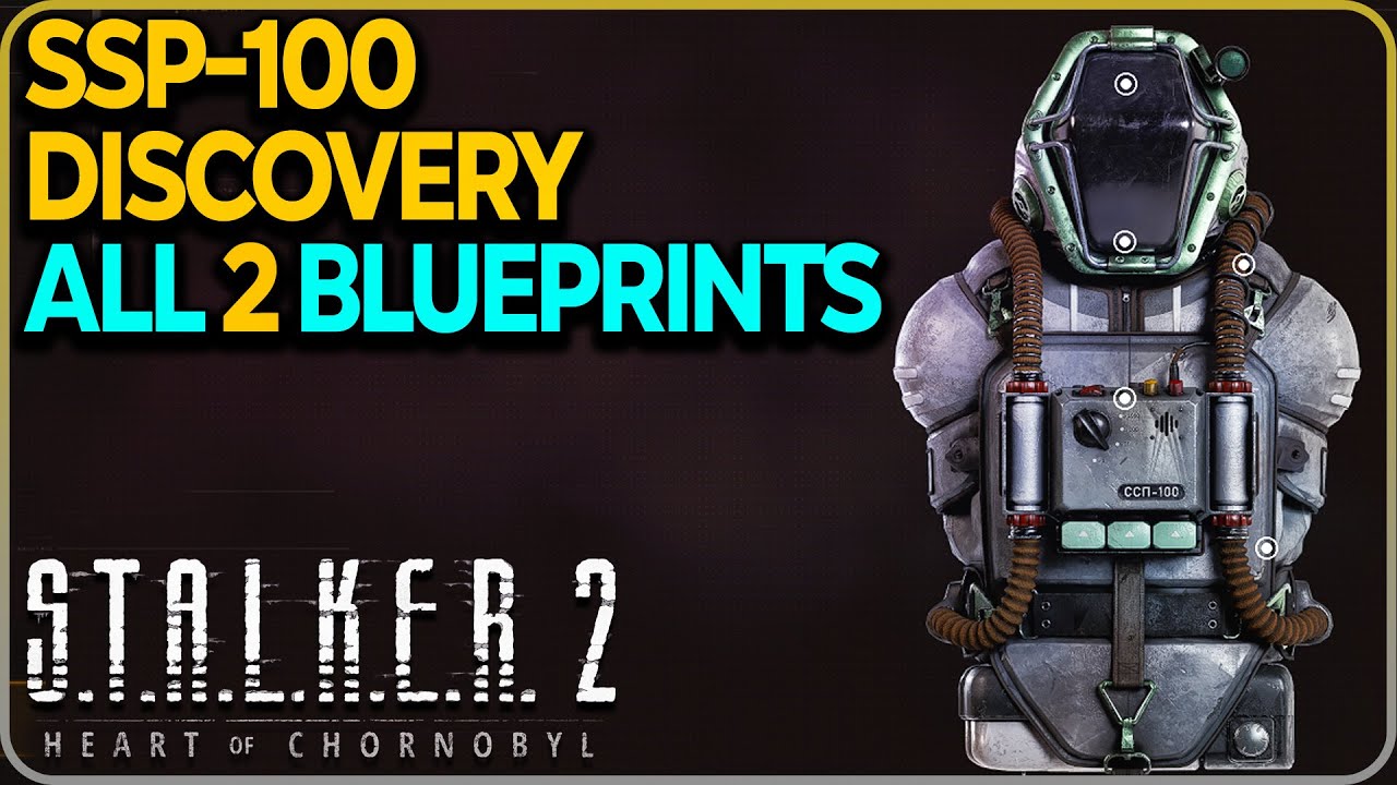All SSP-100 Discovery Blueprints Locations Stalker 2