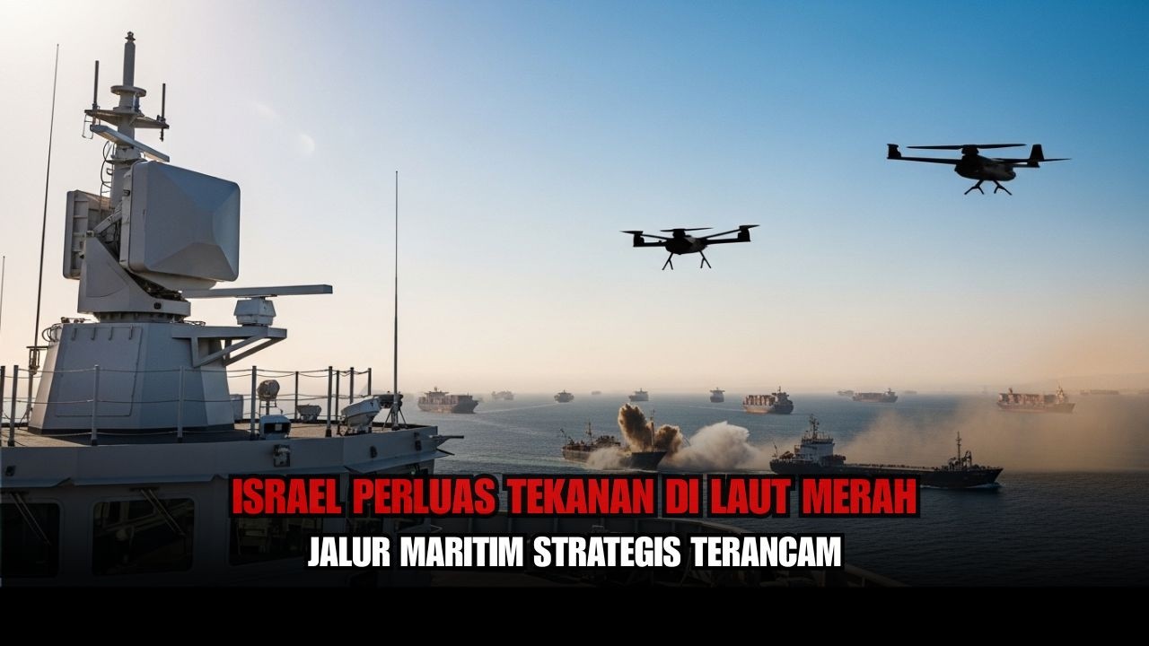 Israel Perluas Tekanan di Laut Merah — Jalur Maritim Strategis Terancam