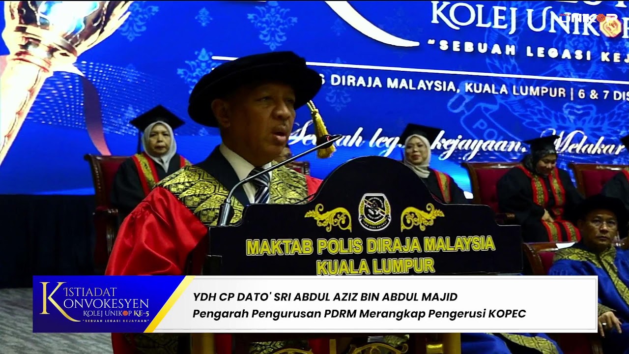 (SIDANG KE - 4) ISTIADAT KONVOKESYEN KE - 5, KOLEJ UNIKOP 2025