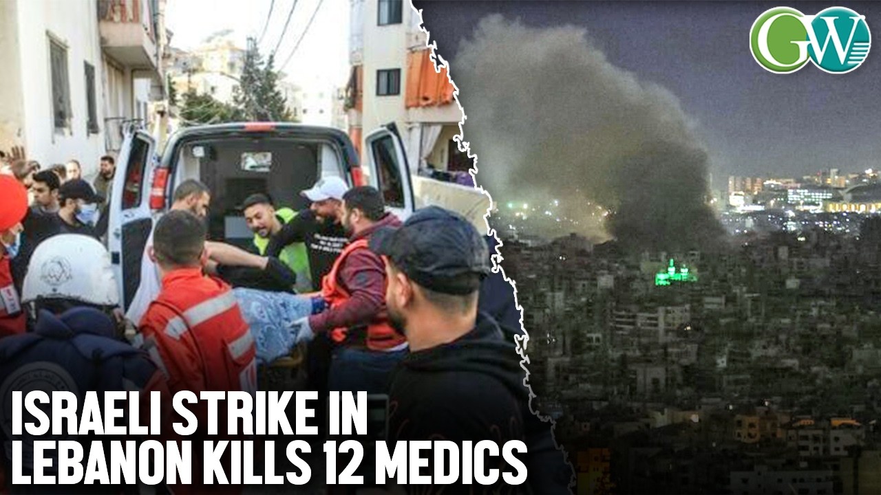 MIDDLE EAST WAR: ISRAELI STRIKE IN LEBANON KILLS 12 MEDICS