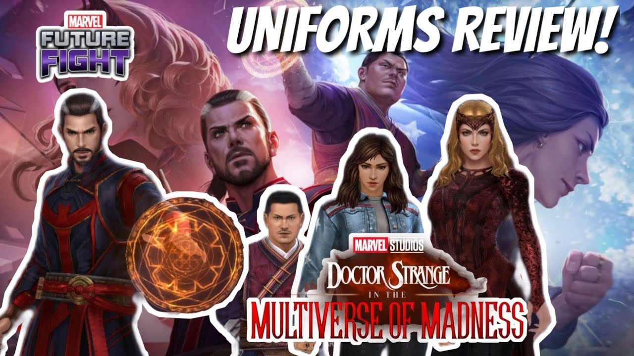 Marvel Future Fight - Doctor Strange In The Multiverse Of Madness Update (v8.0.0) | UNIFORMS REVIEW!