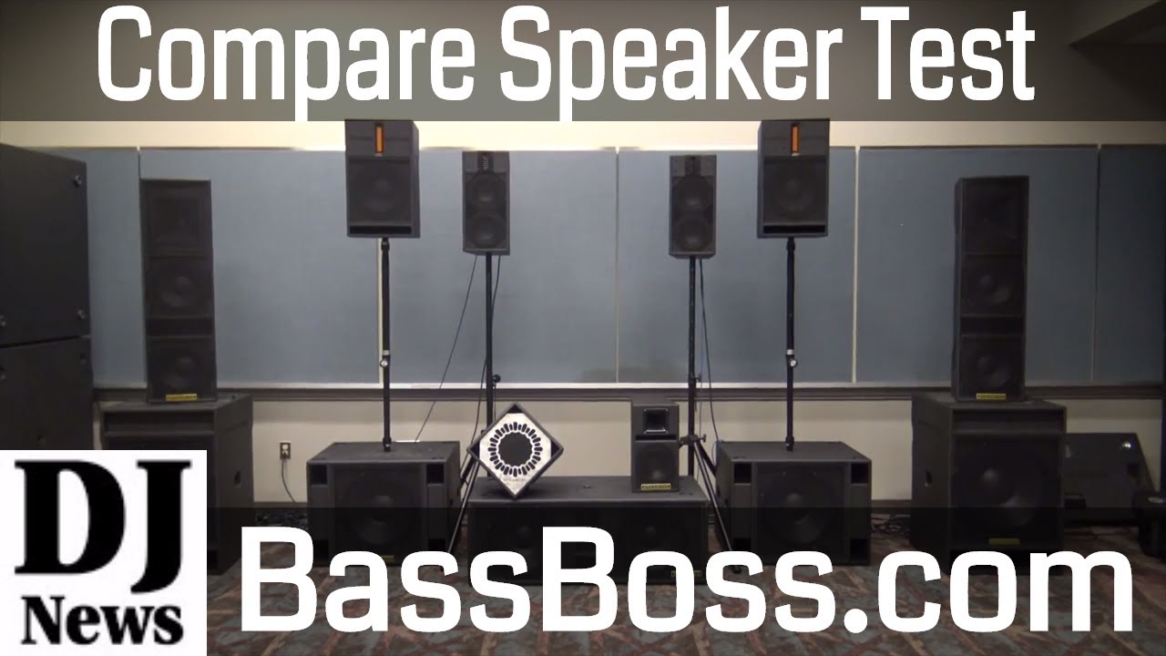 Sound Test With Bass Boss Speakers MicroMains and Subwoofers | Disc Jockey News