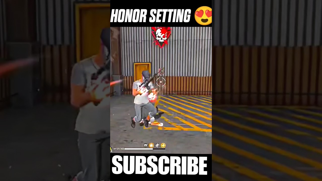 honor mobile free fire sensitivity settings 😍 Hs 100%🤩 #free_fire #trending #ffmax #sensitivity