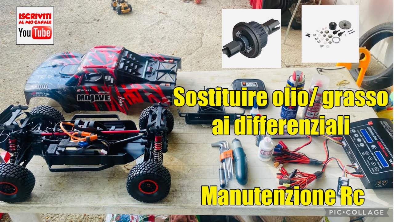 Tutorial  sostituire olio grasso differenziale - Manutenzione Modellismo Rc ✅